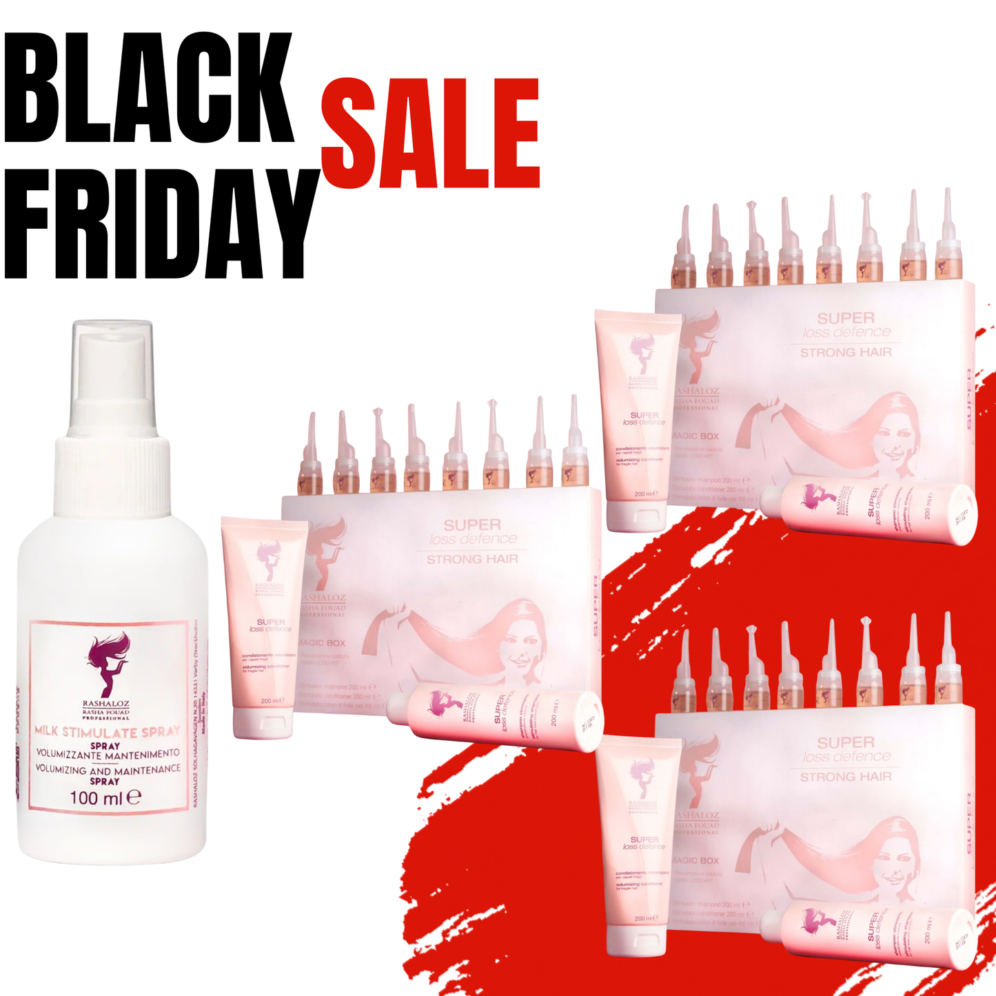 3 magic boxes + 1 Milk Stimulate Spray