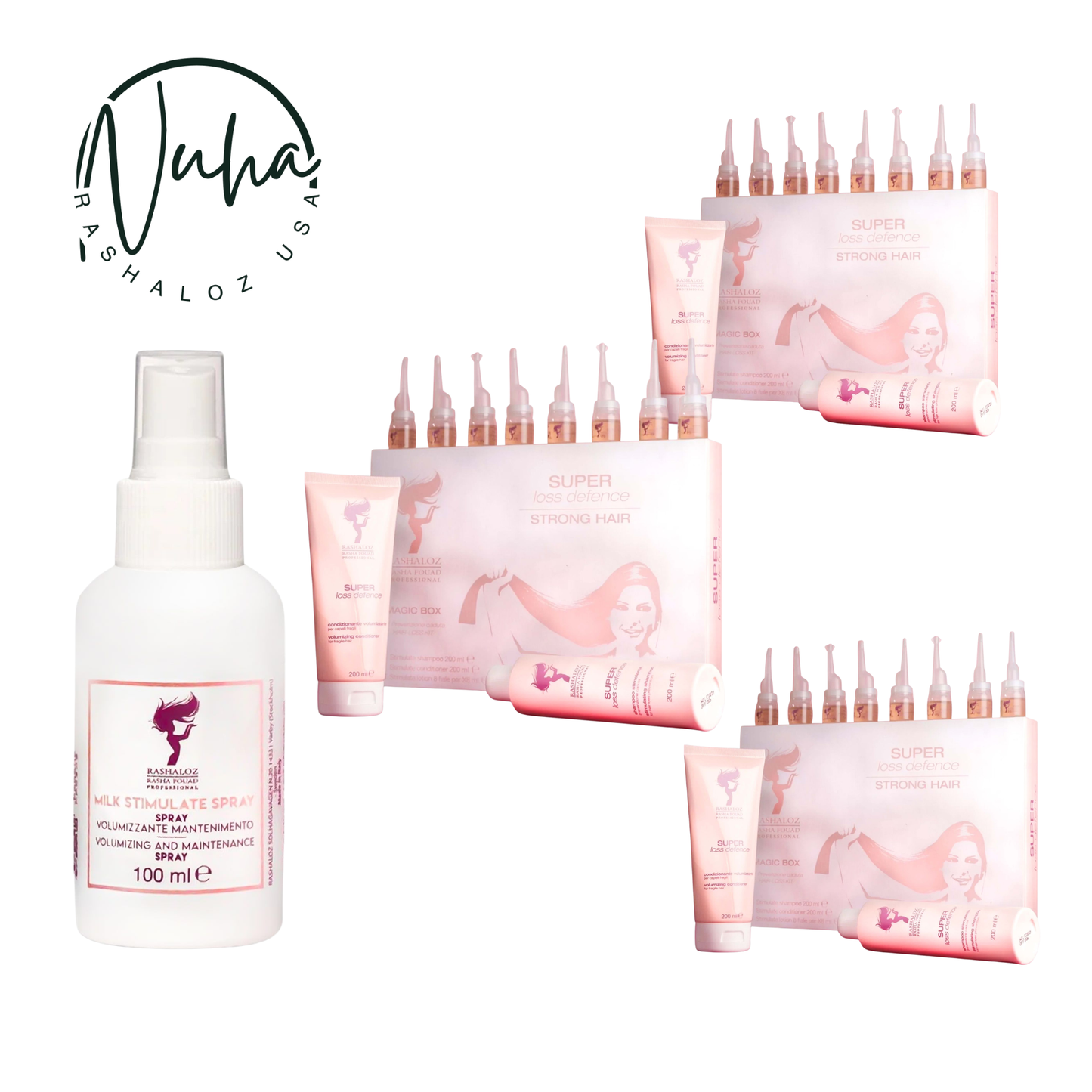 3 magic boxes + 1 Milk Stimulate Spray