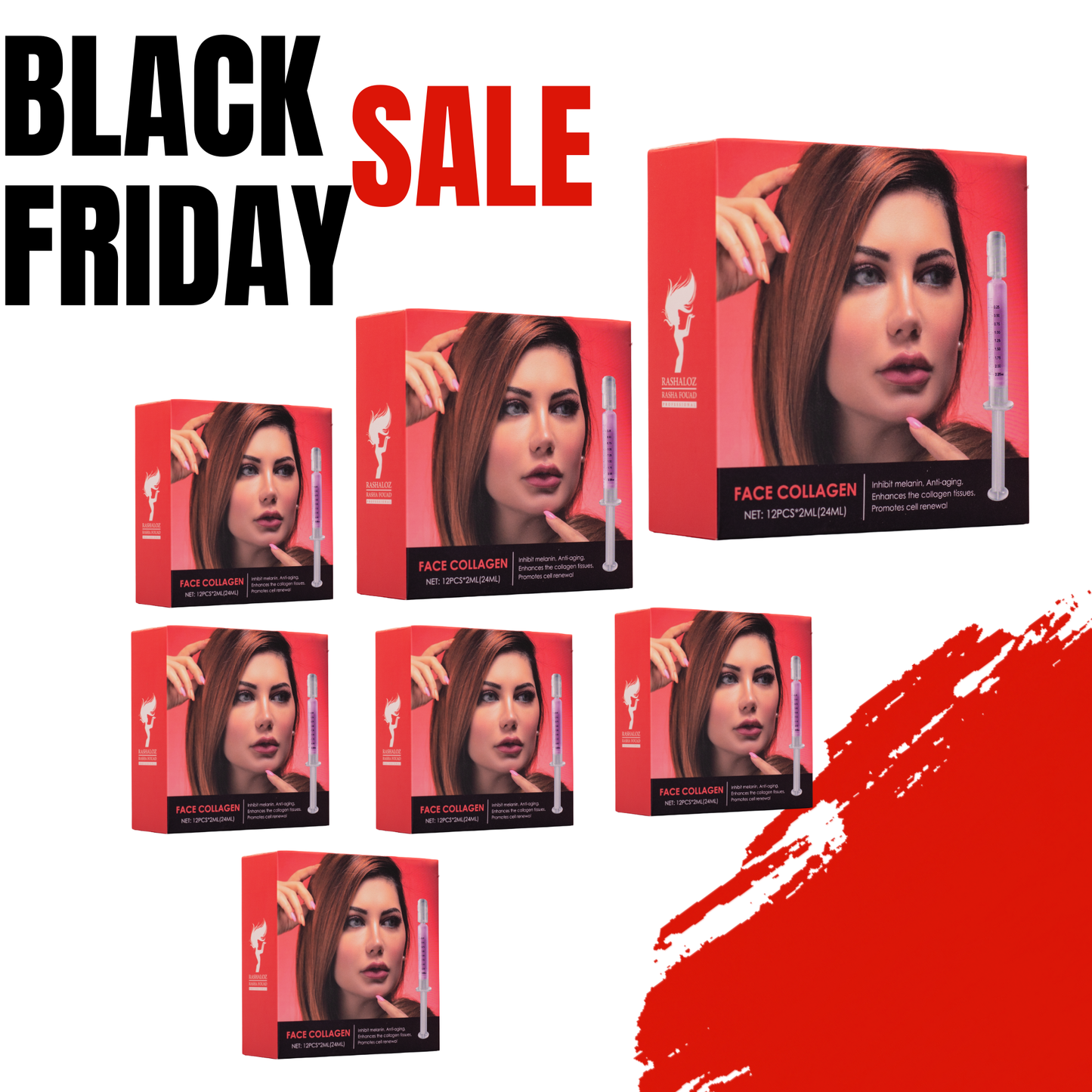 Face Collagen Anti-Aging Set (7 Boxes)