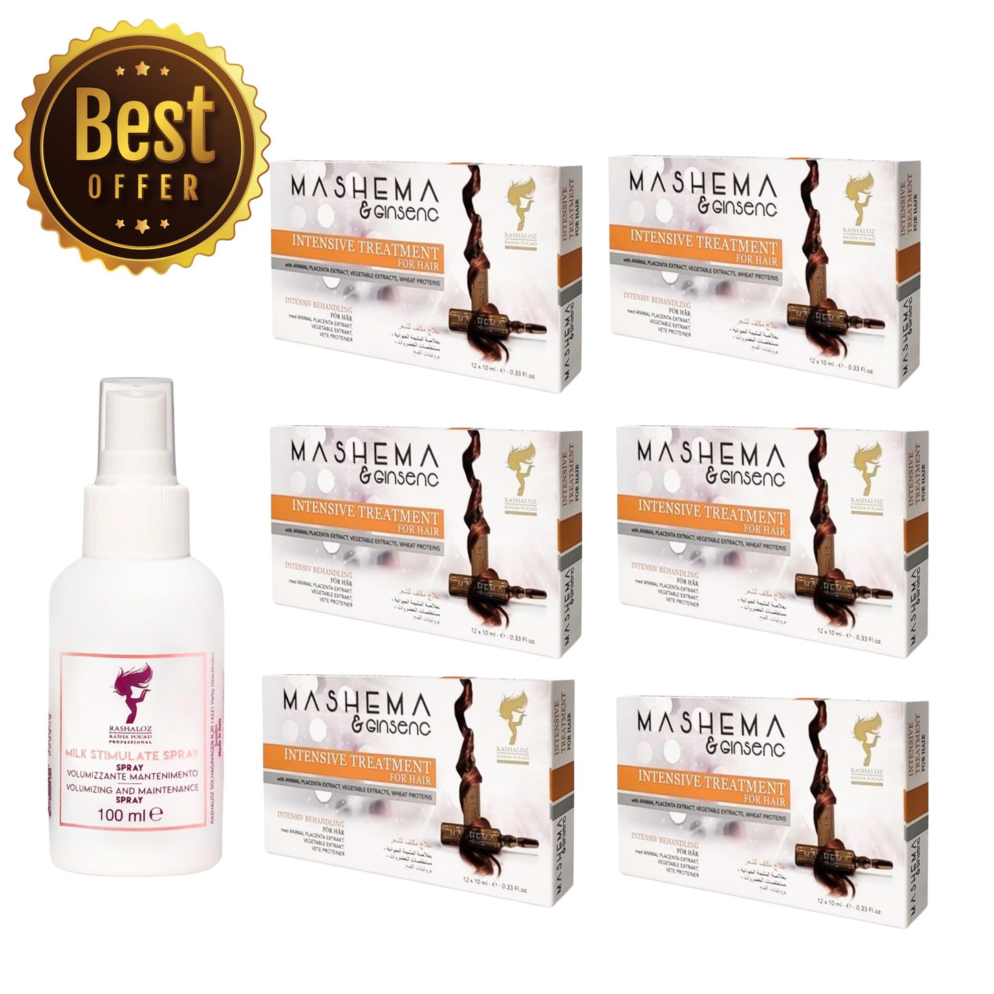 6 Mashema + 1 Milk Spray