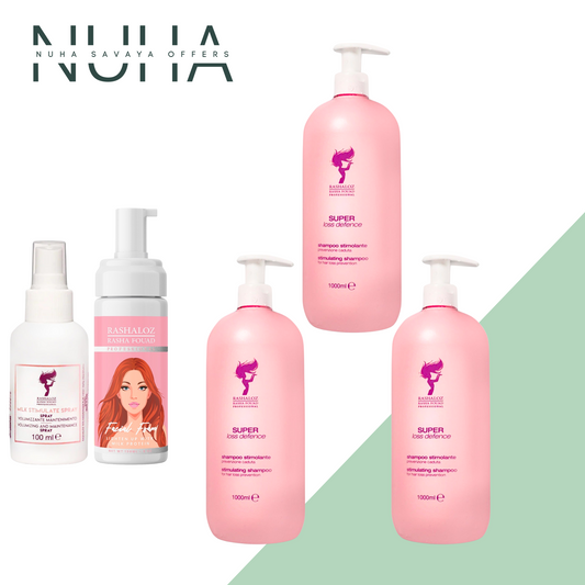 1 Face foam + 1 Milk spray + 3 shampoo lavender