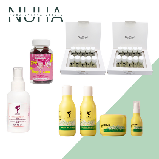 1 set Hemp Sublime + 2 Ampules fillers + 1 Milk spray + 1 Magic gum