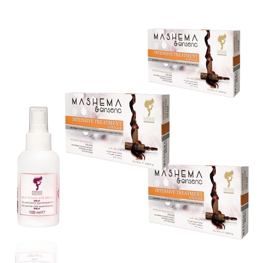 3 Mashema & Ginseng + 1 Milk Stimulate Spray