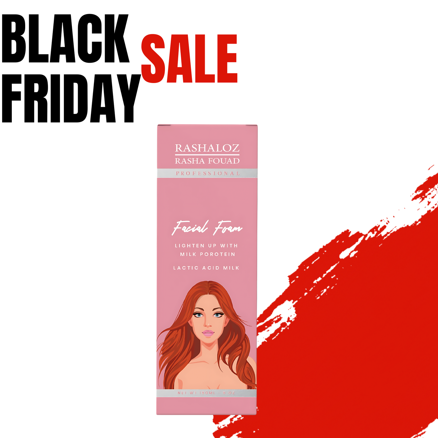 Facial Foam with Milk Protein & Lactic Acid