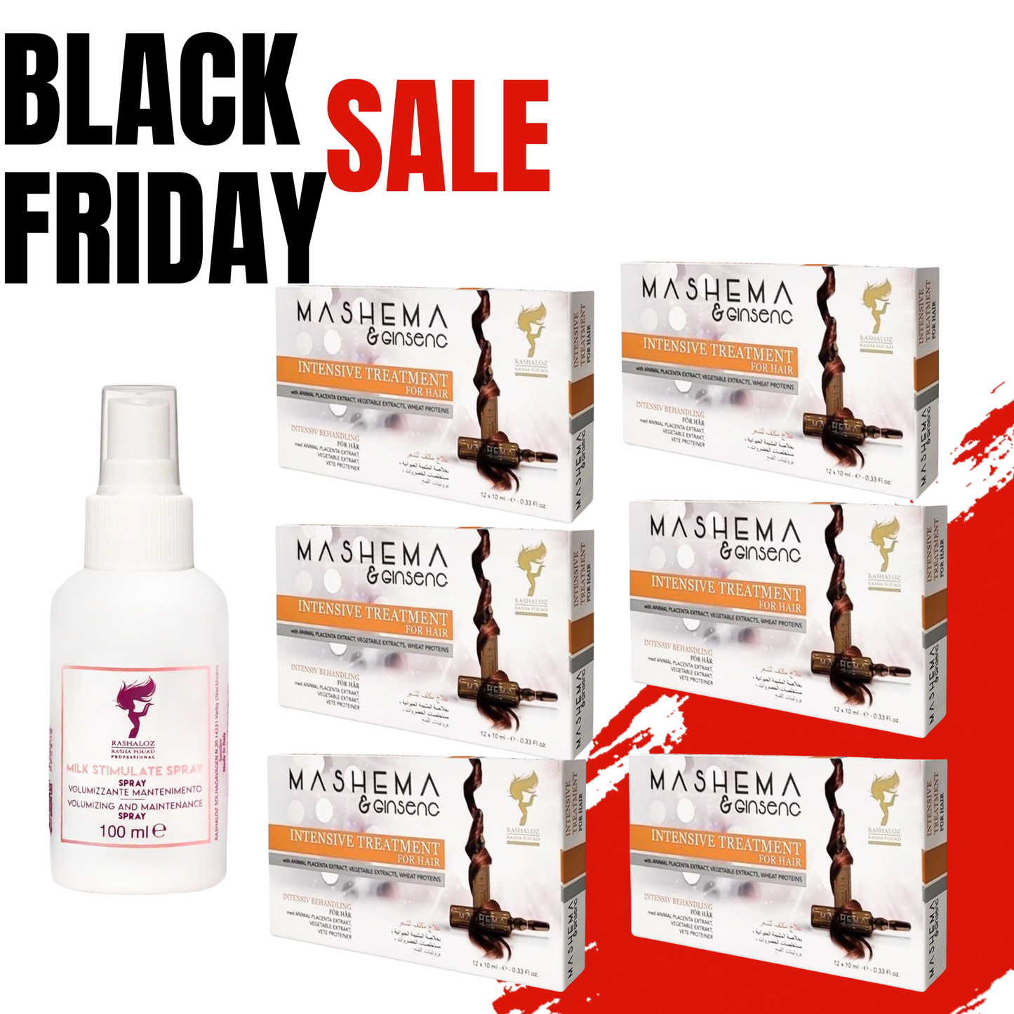 6 Mashema + 1 Milk Spray