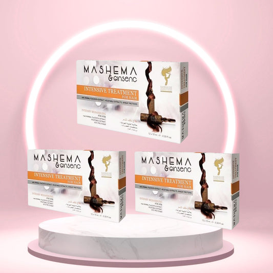 3x Mashema & Ginseng  Hair Ampoule