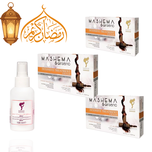 3 Mashema & Ginseng + 1 Milk Stimulate Spray