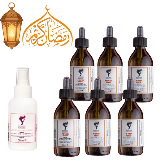 6 Power drop + 1 Milk Spray