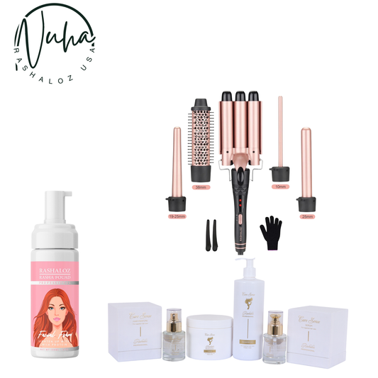 1 Curly hair + 1 set Care Sense + 1 face foam