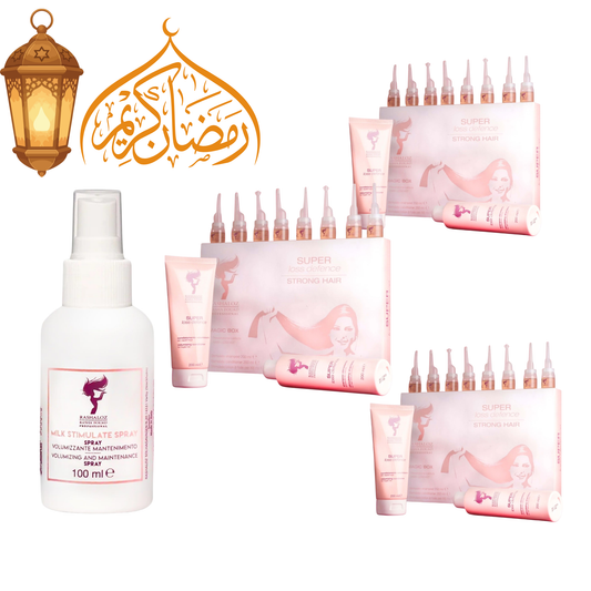 3 magic boxes  + 1 Milk Stimulate Spray